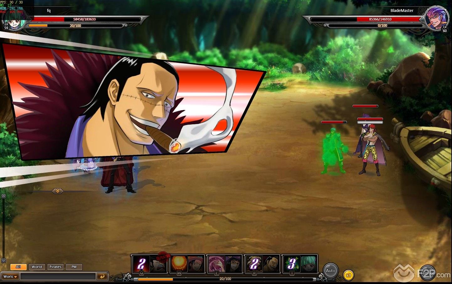 One Piece Online 2: Pirate King Anime browser RPG Game