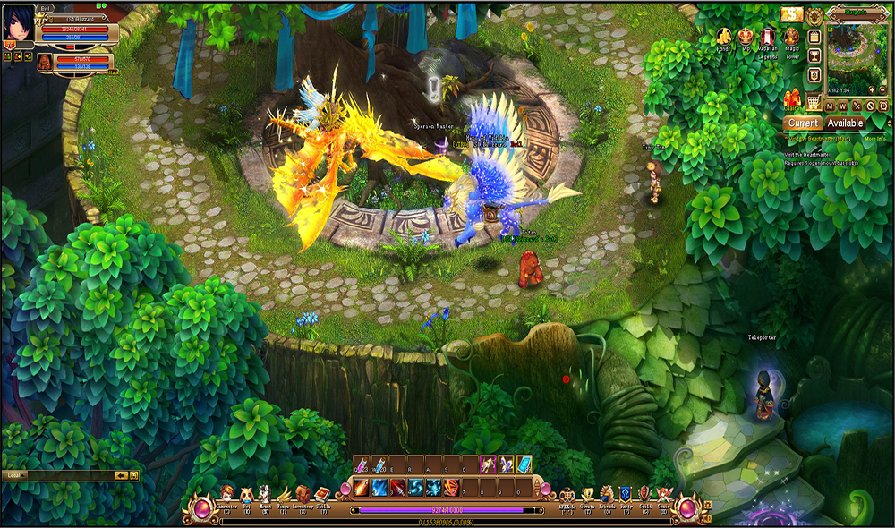 Crystal Saga II is a Free to Play Browser MMORPG Game