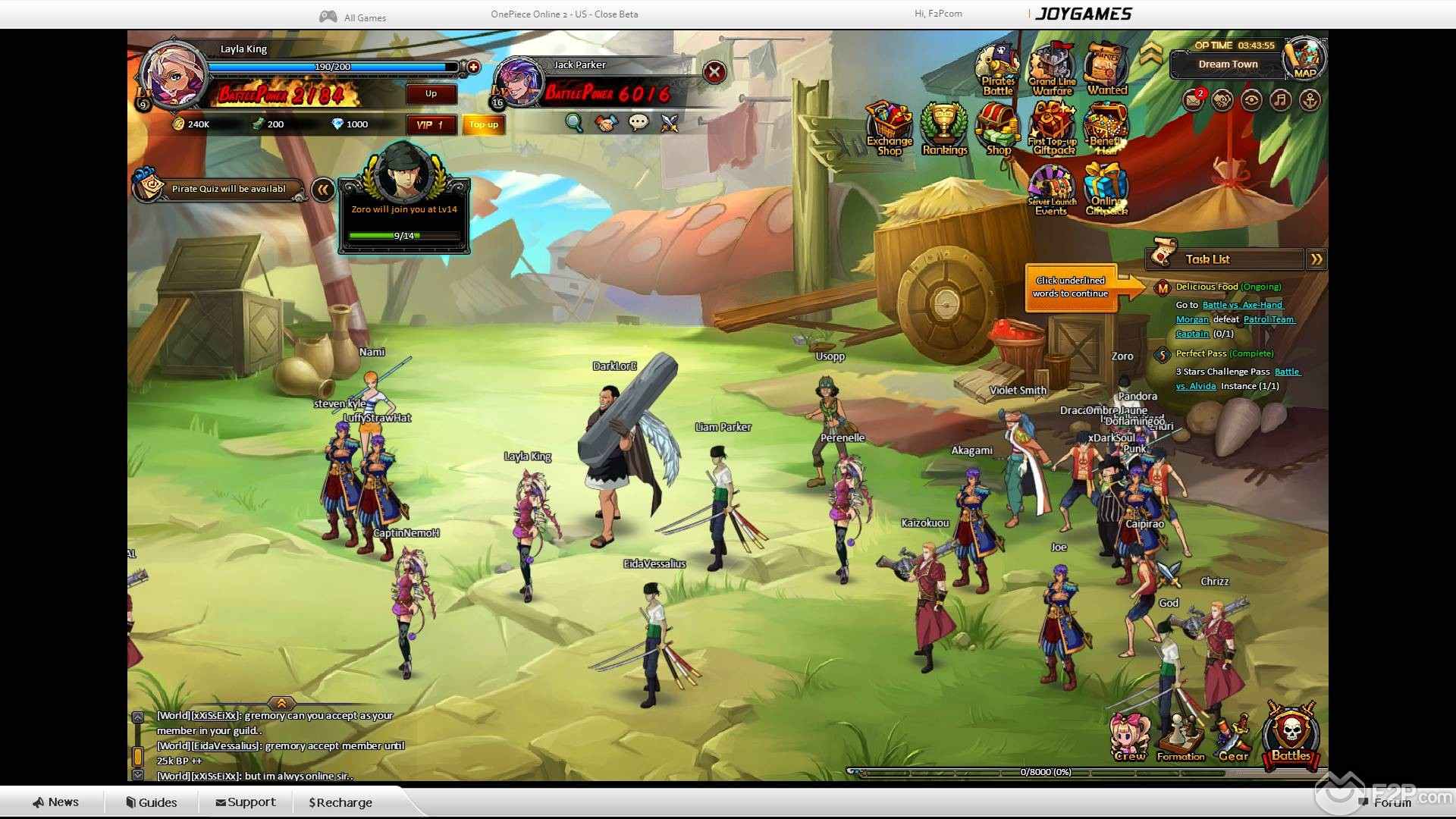 One Piece Online 2: Pirate King Análise e Forum - MMOs Brasil