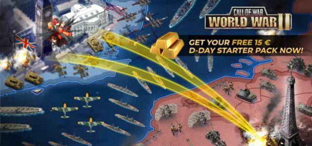 Call of War D-Day Starter Pack here on F2P.com- MMORTS Games