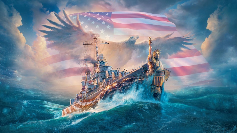 World of Warships welcome an All American Armada here on F2P